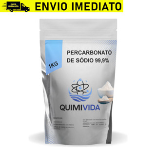 Percarbonato de sódio 100% Puro para limpeza em geral, clareador de roupas - 1kg