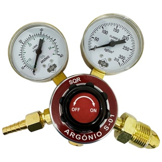 Regulador De Pressão Para Cilindro Argônio Solda Mig E Tig SQR em Oferta na Shopee