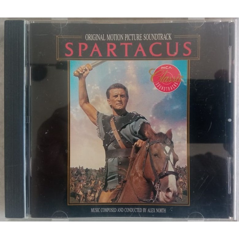 CD SPARTACUS - ALEX NORTH - TRILHA SONORA IMPORTADA