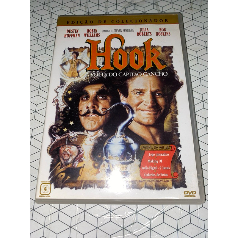 Dvd original Hook - A volta do capitão gancho