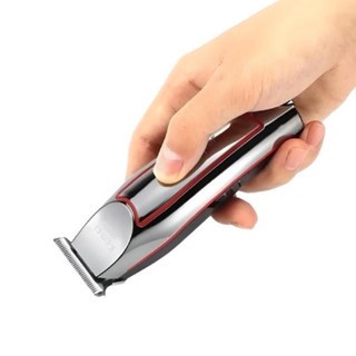 Máquina De Acabamento Profissional Kemei KM-032 Sem Fio Com Pentes E Escova De Limpeza em Oferta na Shopee