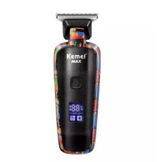 Aparador De Cabelo Kemei MAX-5090 Para Homens Barba Profissional Máquina De Corte Barbeador Elétrico em Oferta na Shopee