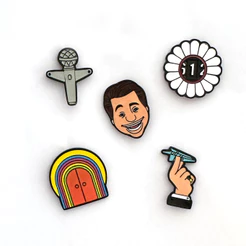 Kit Pins Coleção #TBT SBT (5 broches)