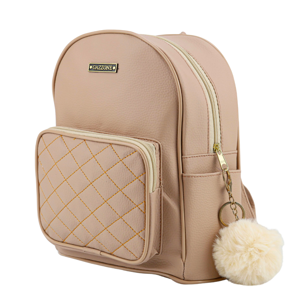 Mini Mochila De Costas Escolar Dia Dia Lisa Alça Com Regulagem e Chaveiro Pompom em Oferta na Shopee