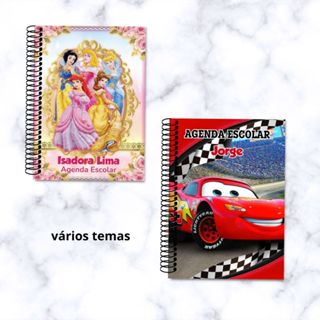 Agenda Maternal Escolar para Creche Bebês com Nome - Escolha seu Tema em Oferta na Shopee