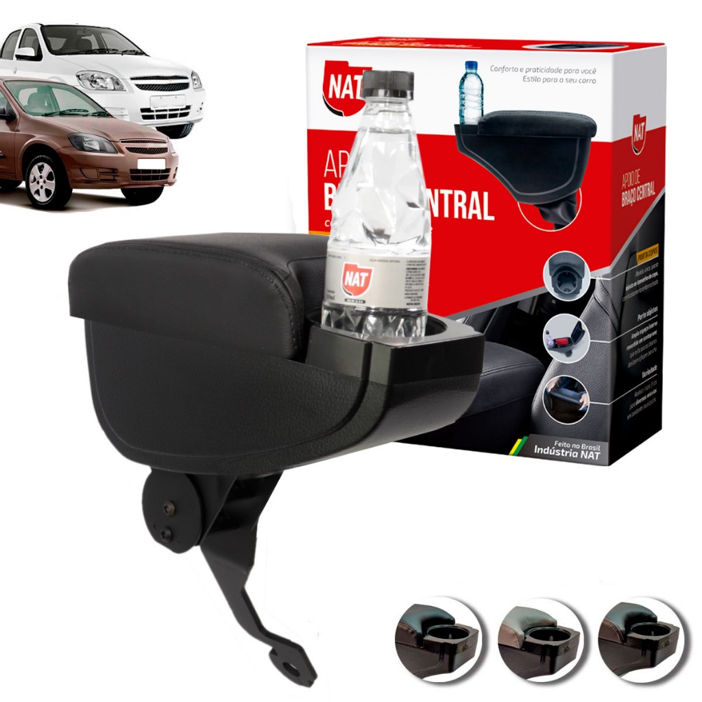 Apoio de Braço Celta Ano 2001 Até 2016 E Prisma Ano 2007 Até 2012 C/ Porta Copo