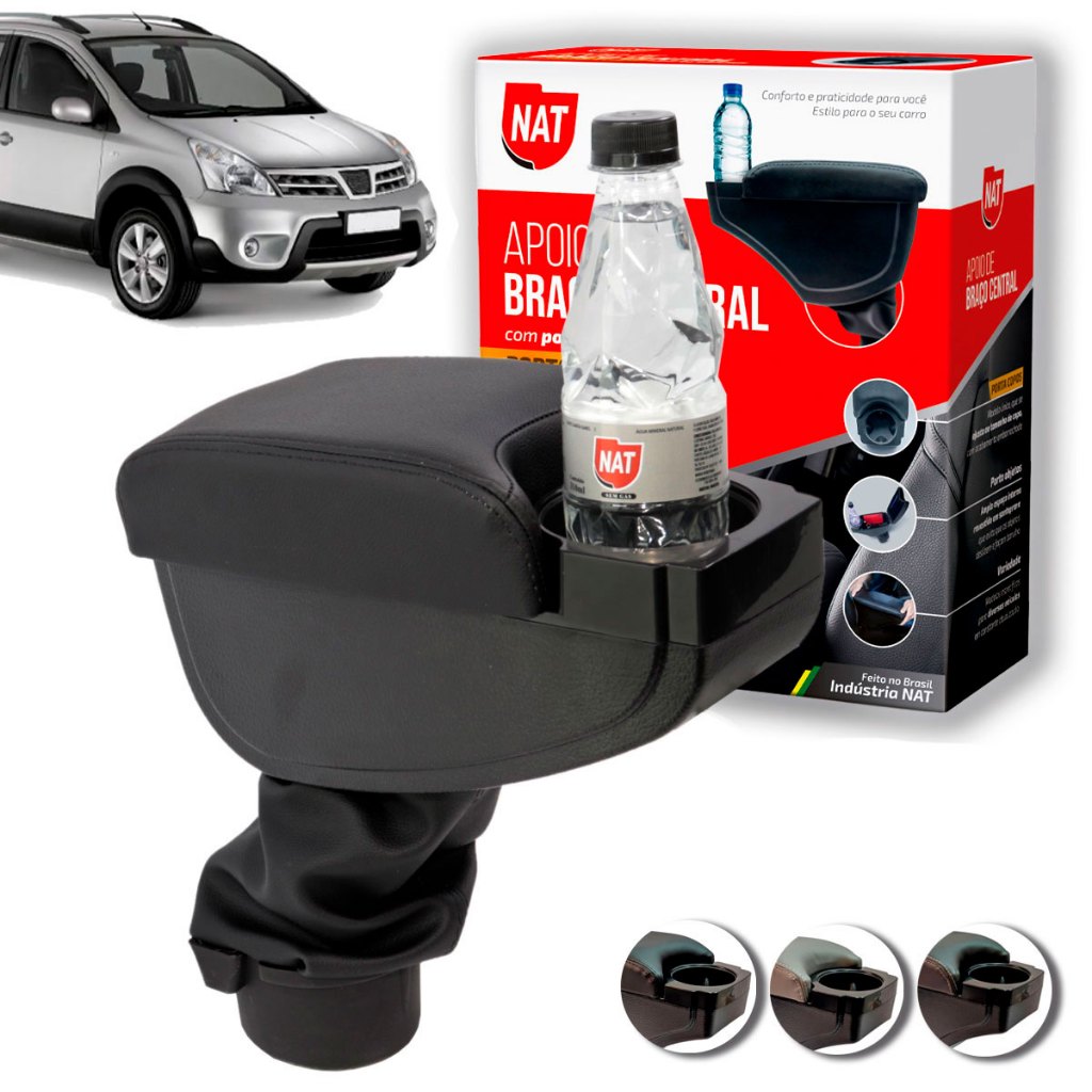 Apoio de Braço Livina Ano 2009 Até 2014 C/ Porta Copo em Oferta na Shopee