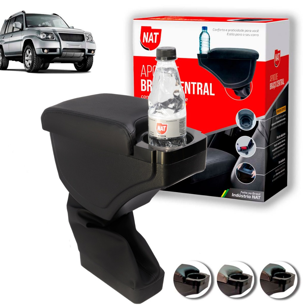 Apoio de Braço Tr4 Ano 2003 Até 2015 C/ Porta Copo em Oferta na Shopee