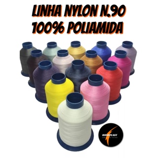 Linha De Nylon 90 Costura 100% Poliamida em Oferta na Shopee