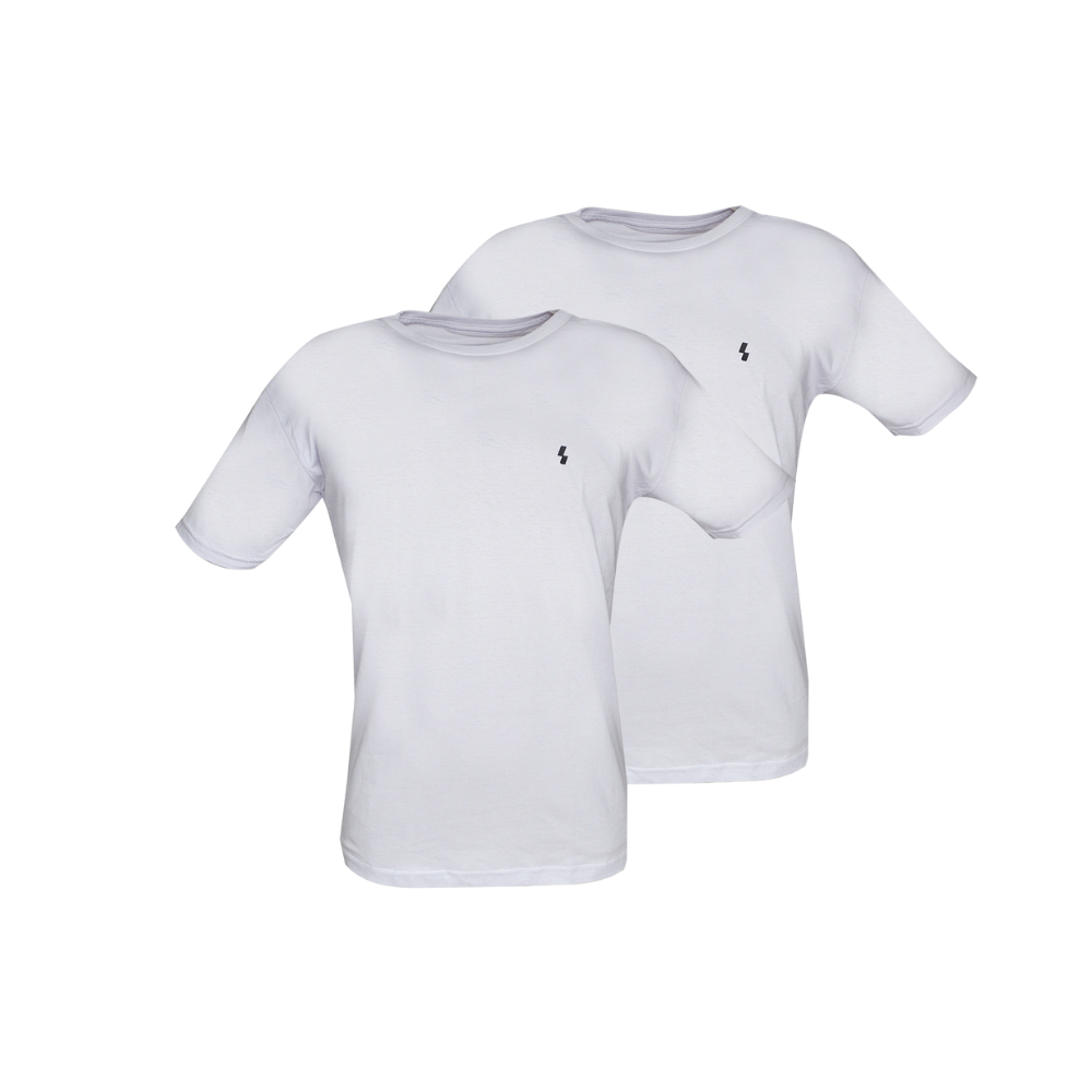 Kit 2 Camisetas Masculina Básica Lisa Confortável Shelga Boots