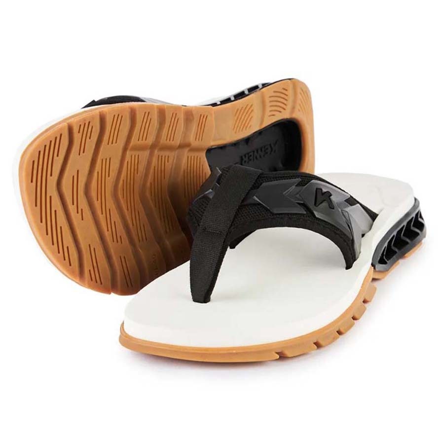 Sandália Chinelo Kenner Rakka Ultra Force DLM Masculino Branco e Crepe Original