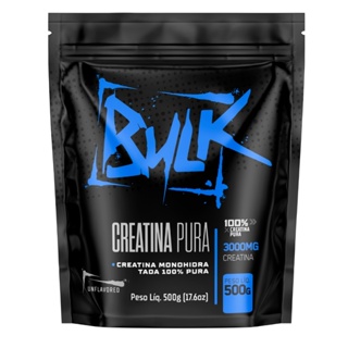 Creatina Monohidratada 100% Pura Importada 500g - Bulk Suplementos em Oferta na Shopee