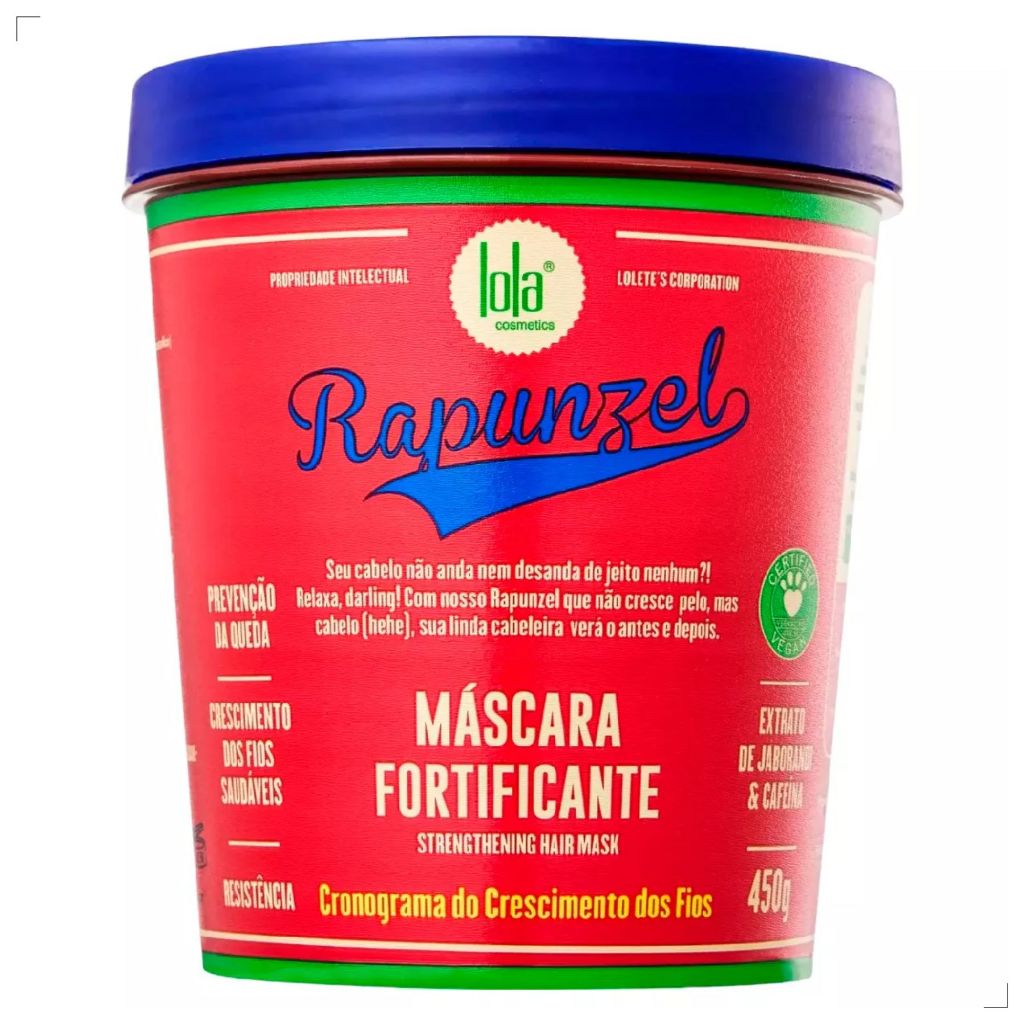Máscara Capilar Rapunzel Lola Cosmetics 450g