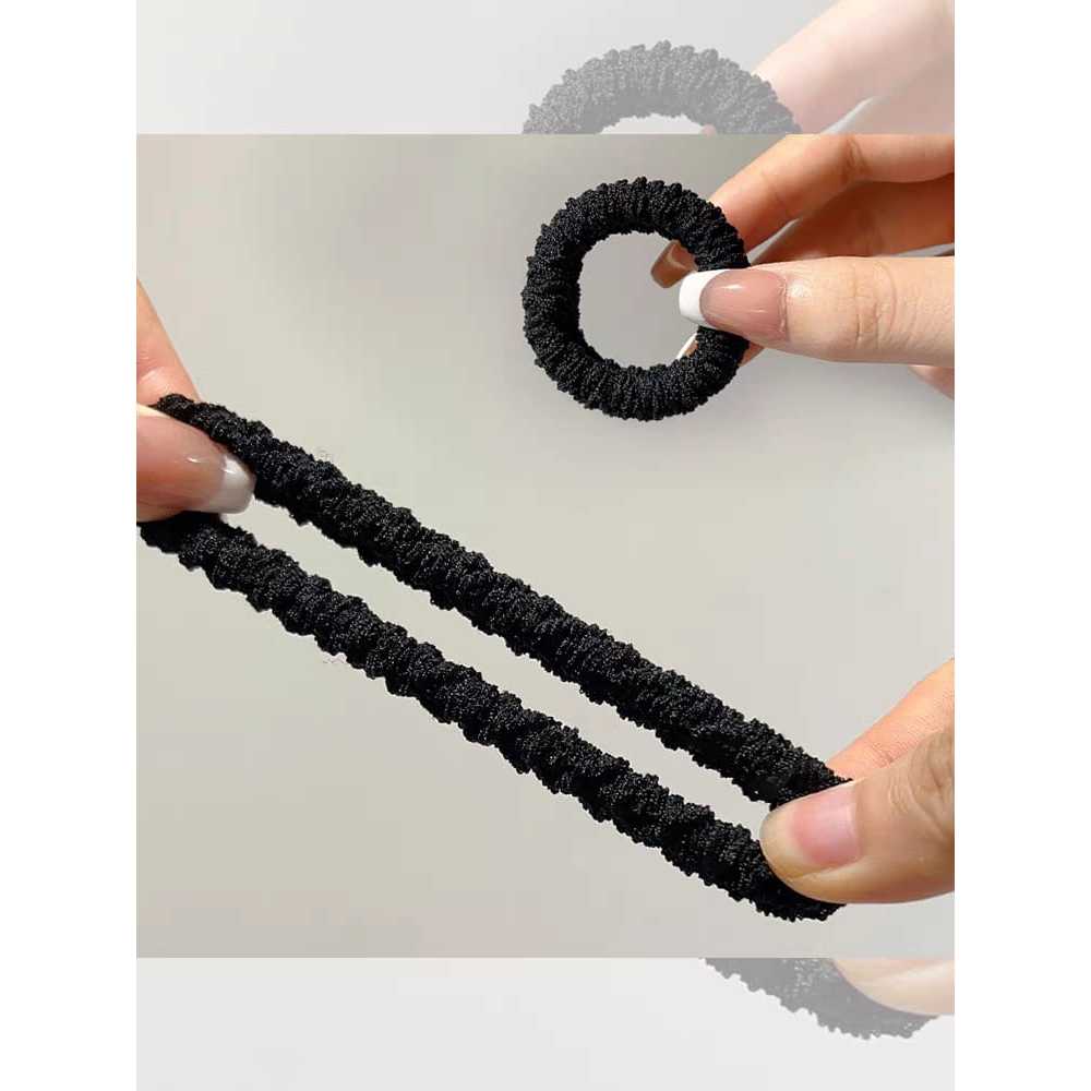 36 Unidades elástico alto corda de cabelo rede durável acessórios de cabelo grosso