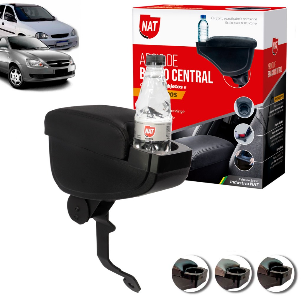 Apoio de Braço Corsa Wind E Classic Ano 1994 Até 2016 C/ Porta Copo em Oferta na Shopee