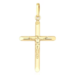 Pingente de Ouro 18k Crucifixo com 2,8cm