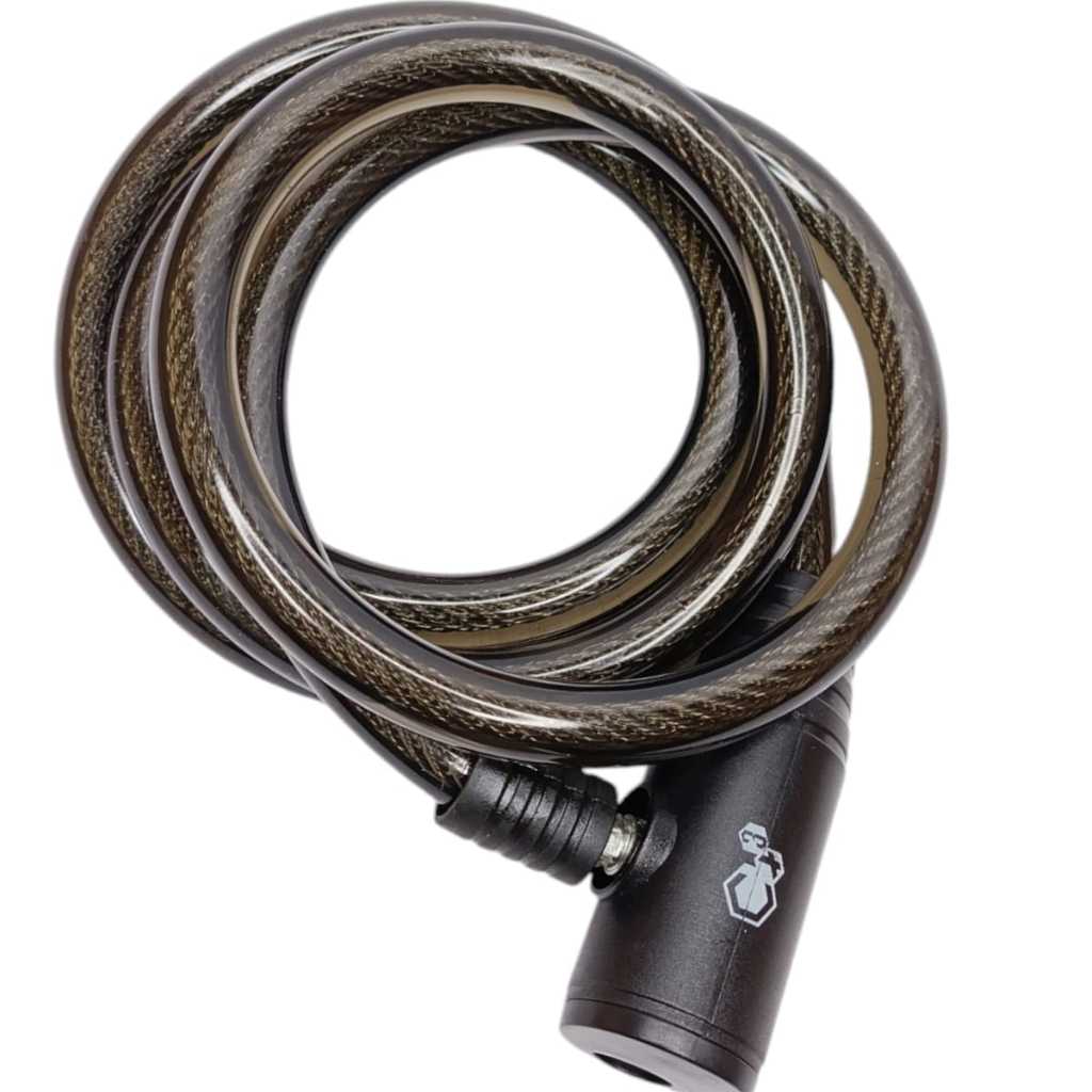 Trava Cadeado Moto Cabo de Aço 12mm 1,5mm Comprimento Bicicleta Estepe — imagem 2 de 2