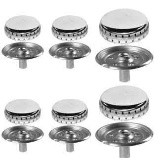 Kit Espalhador e Queimador Fogão Esmaltec Bali Aluminio 6 Bocas