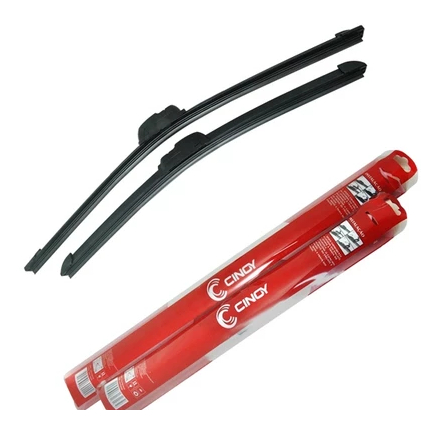 Par de Palheta Silicone Chevrolet Astra Celta Classic Corsa Prisma Vectra Limpador do Parabrisa