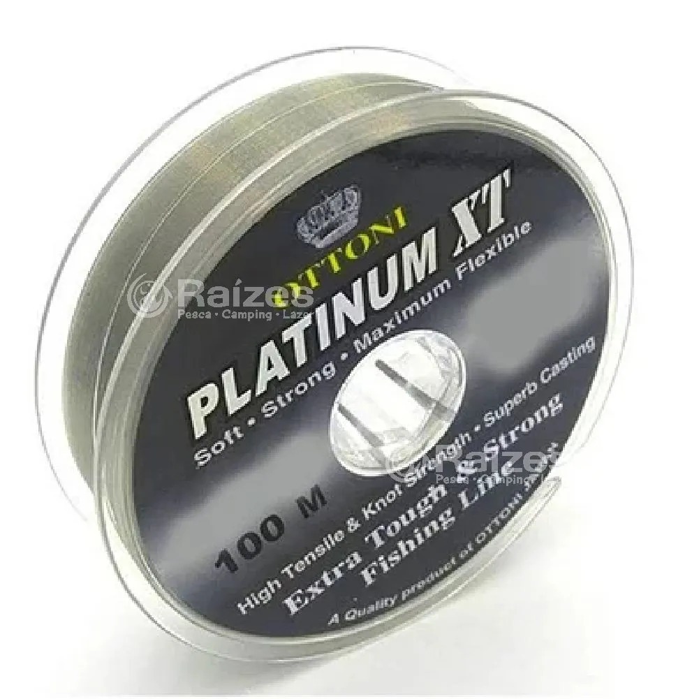 Linha Monofilamento Platinum / dayama max force XT Pesca Carretel 100, 270 e 300 metros vários diâmetros carretel