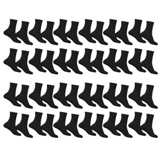 Meias Masculina Kit 24 Pares Cano Alto Longo Preta Confortável Macia com Algodão 36 ao 46 em Oferta na Shopee