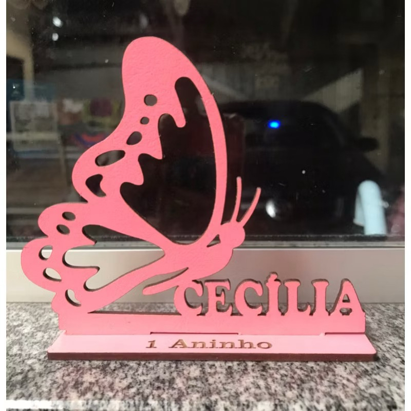 25 Lembrancinhas Borboleta Personalizada Festa Nomes Aniversário Infantil Jardim Encantado