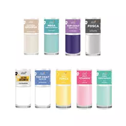 Base Fortalecedora para Unhas Bella Brazil Cuidados Top Coat Crescimento