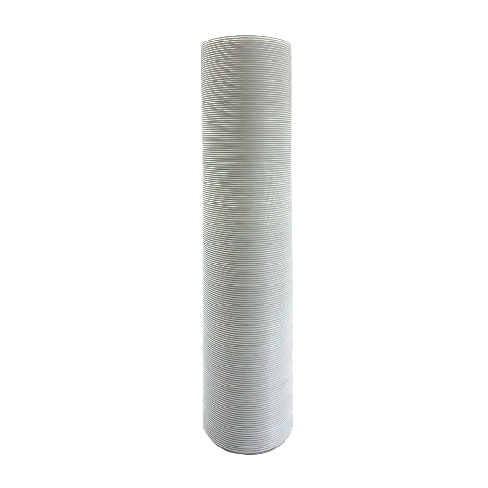 Duto Flexível PVC Ar Condicionado Portátil - Saída 127mm (12,7cm) 5 pol 3 metros