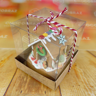 10~50 CAIXA CUPCAKE MINI BOLO KRAFT 10x10x10 TAMPA EM ACETATO ID5038 em Oferta na Shopee