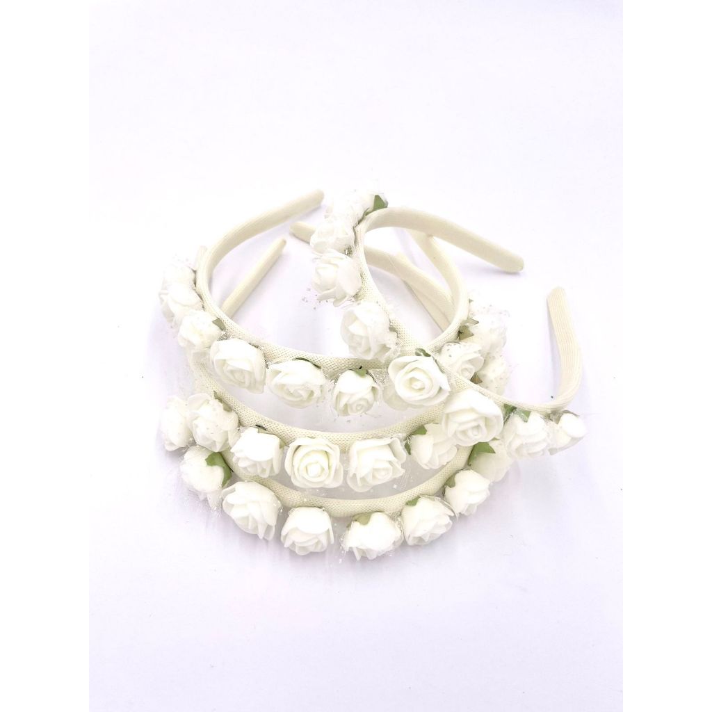 1 Tiara Flor de E.v.a, Arco Encapado