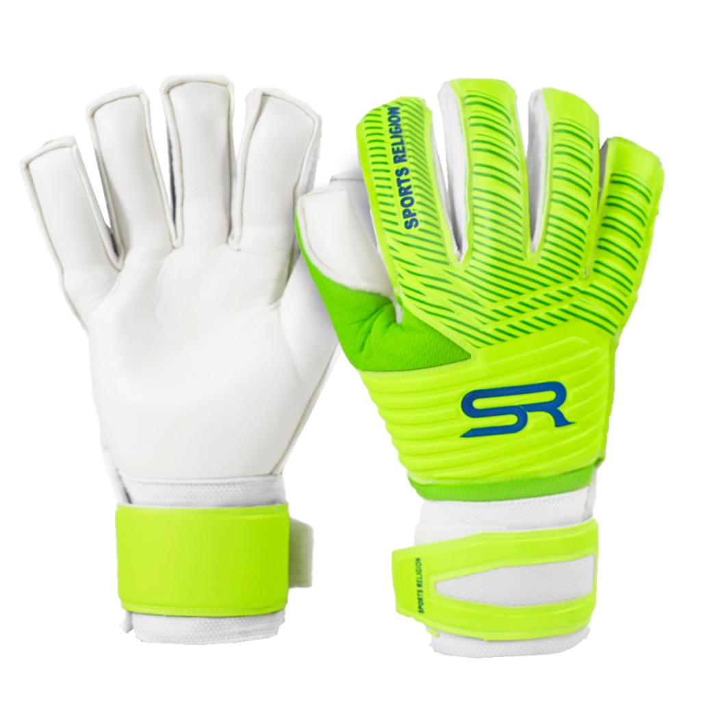 Luva De Goleiro Futebol Campo Com Talas de Proteção Removíveis Sports Religion - Latex