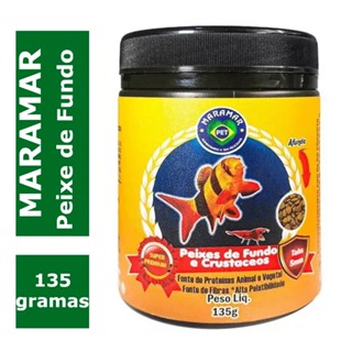 Ração Maramar  Para Peixes De Fundo E Crustáceos 135g em Oferta na Shopee