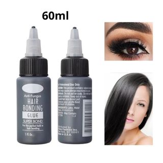 Cola lanell 60ml para cabelo e cílios hair bonding glue super bond em Oferta na Shopee