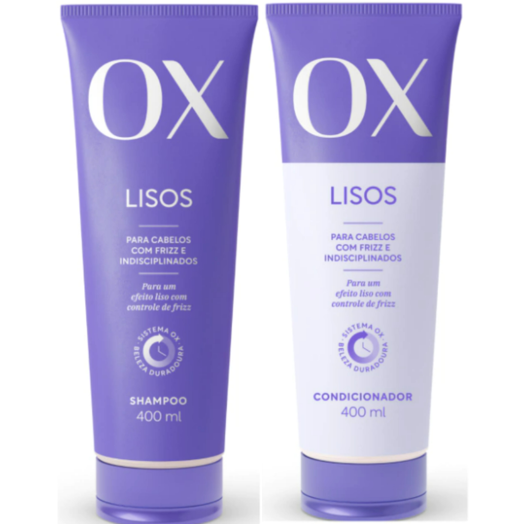 Kit Ox Lisos - Shampoo e Condicionador 400ml