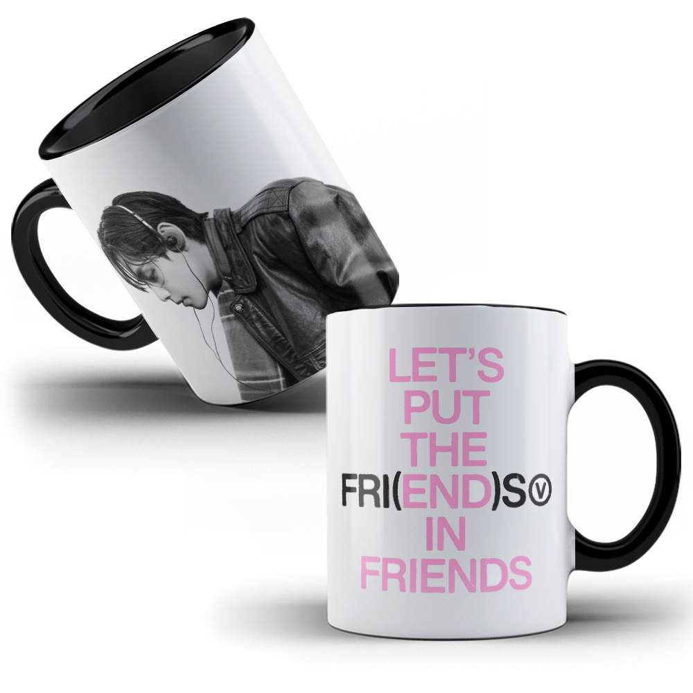 Caneca Personalizada BTS V FRI(END)S Kpop