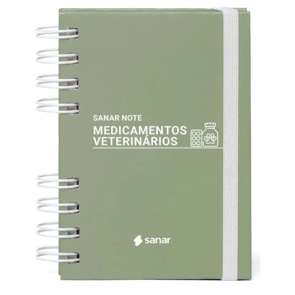 Livro Sanar Note Medicamentos Veterinários Lançamento