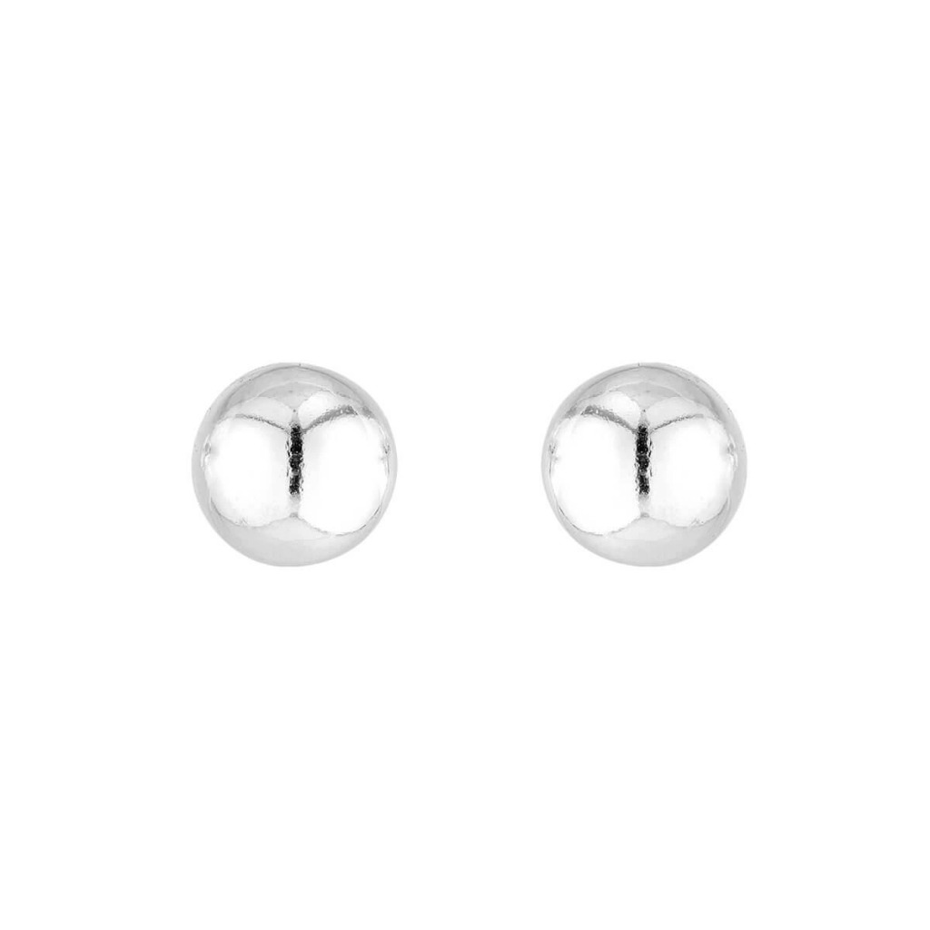 Brinco Prata Bola 4mm / 5mm / 7mm / 8mm Prata 925 — imagem 2 de 2