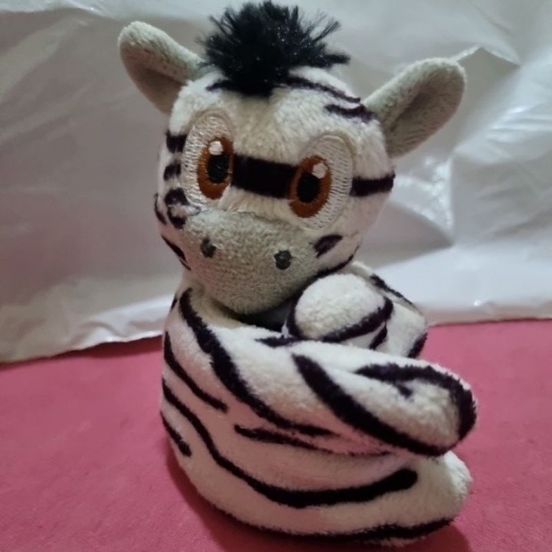 Kinder ovo páscoa - natoons agarradinho pelúcia zebra_ TR-B-5