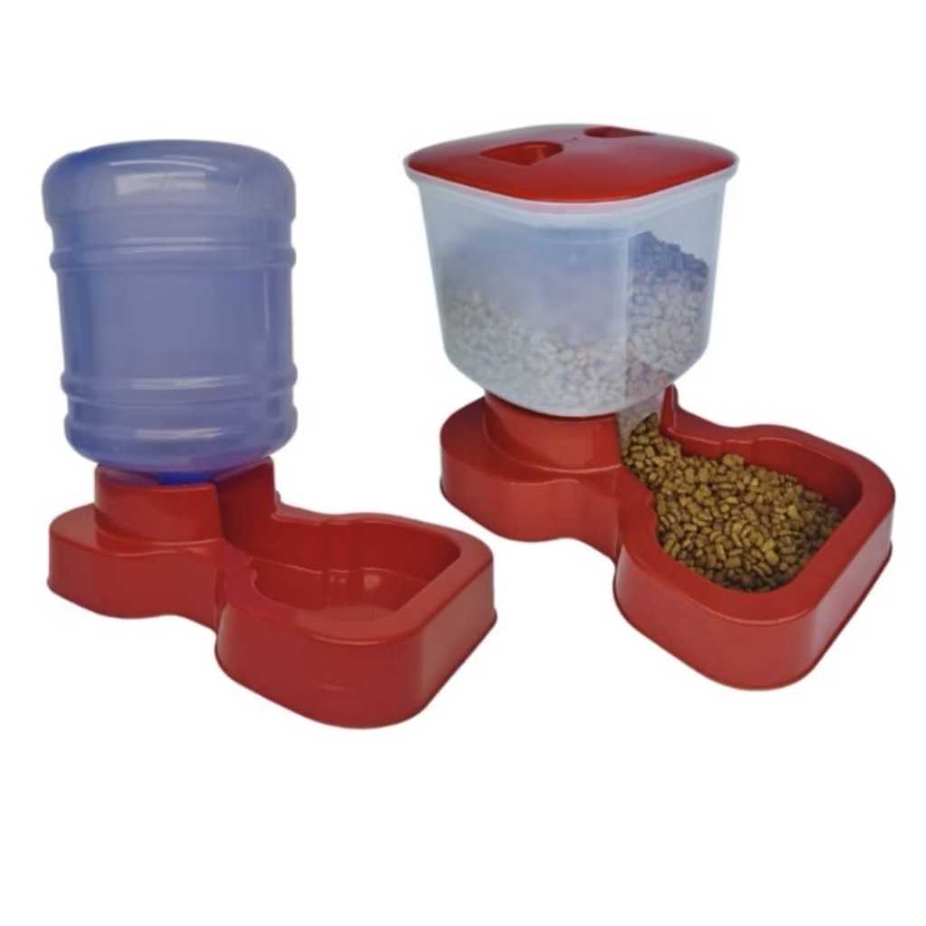 BEBEDOURO/COMEDOURO AUTOMÁTICO 10LITROS/3,5 KG BOMBONA CÃES E GATOS KIT OU INDIVIDUAL