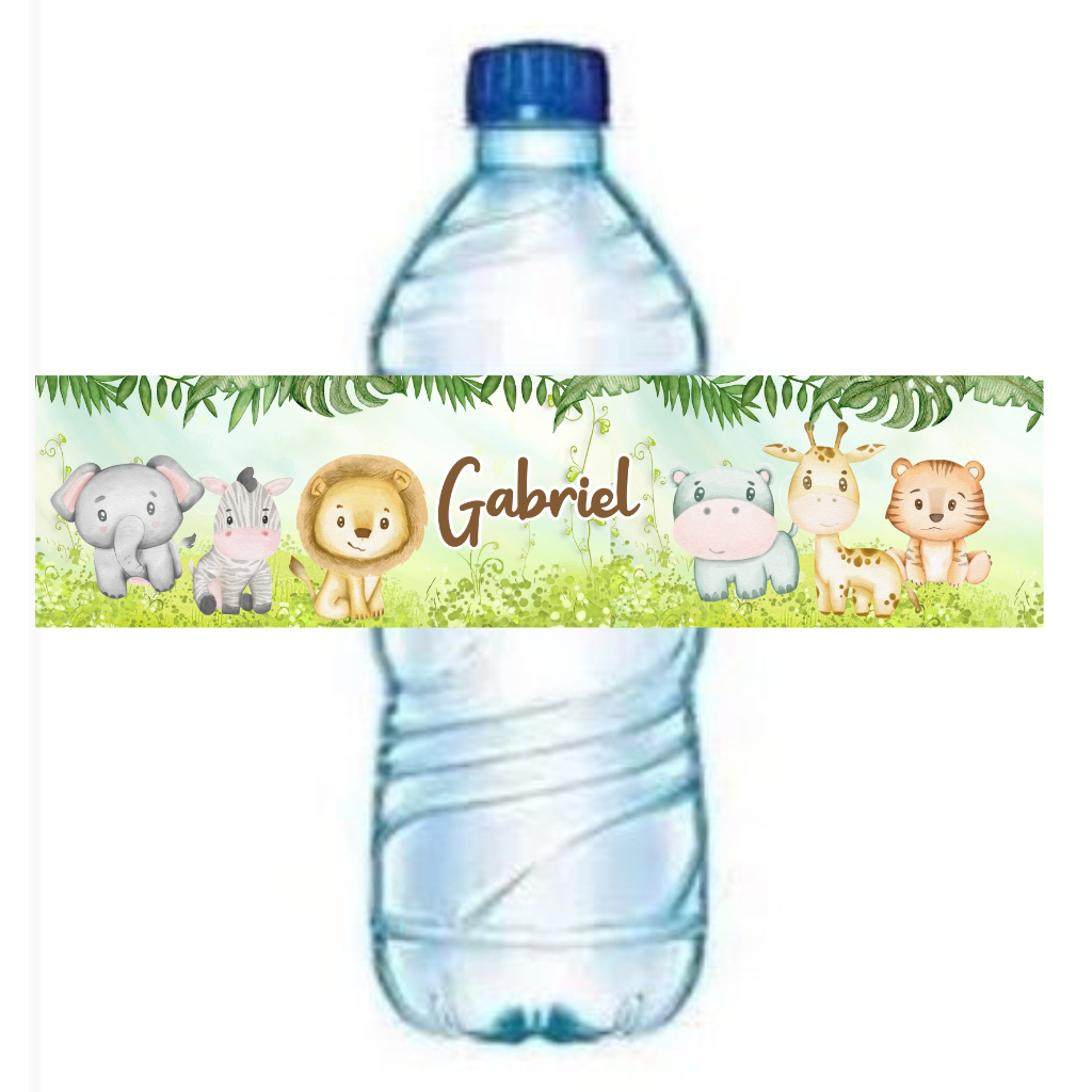 Rótulo Adesivo em Vinil para garrafinha d'água 500ml em Oferta na Shopee