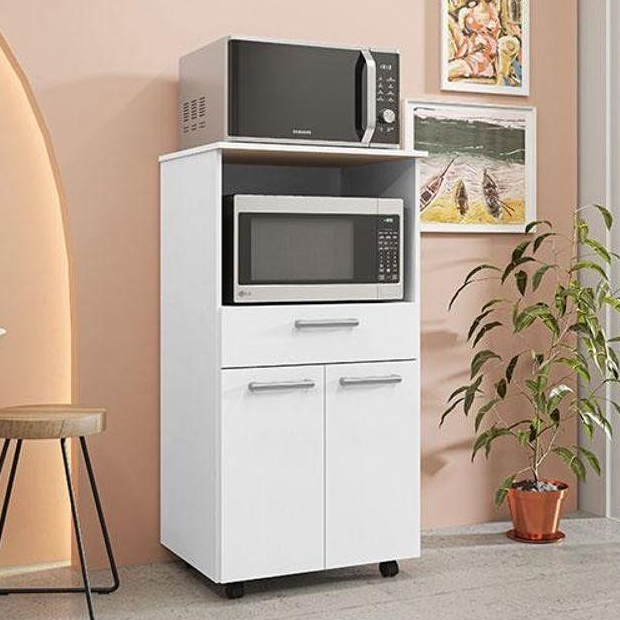 Balcão Multiuso Ambiente Duetto Duplo Forno Branco Supremo - Kits Paraná em Oferta na Shopee