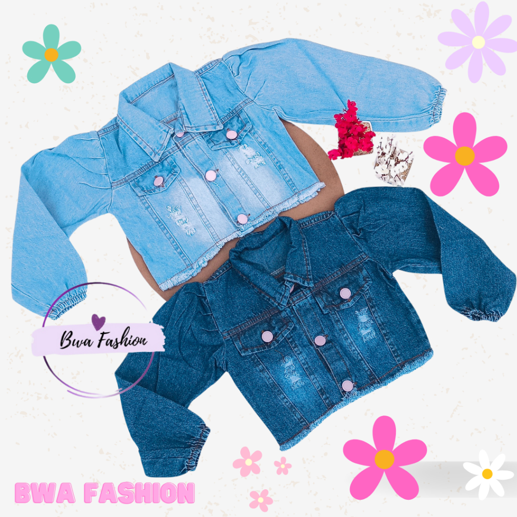Jaqueta Jeans Infantil Menina 2 ao 10