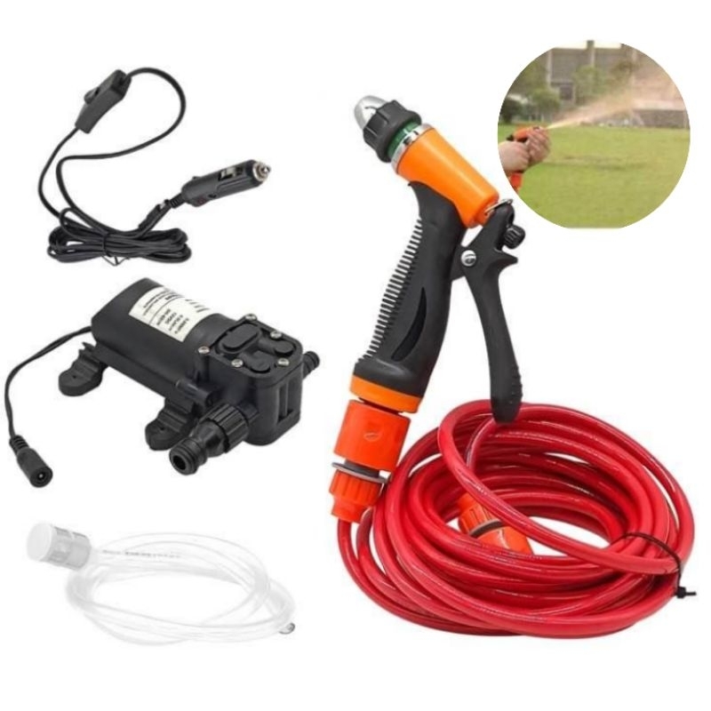 Lavadora Pressão Portátil 145psi 12v do Carro: Limpeza Eficiente e Prática