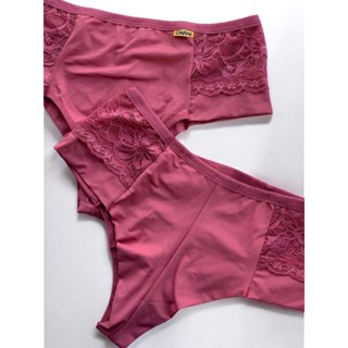 Kit Calcinha Fio Duplo Feminina Tanga Renda Confortável Não Marca Lingerie Intíma em Oferta na Shopee