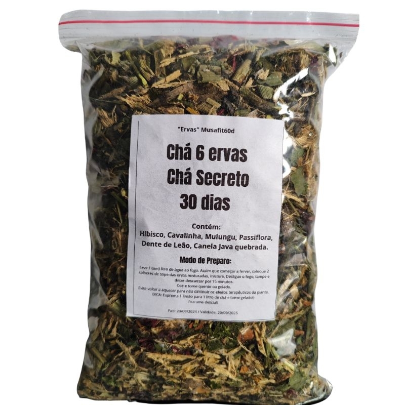 Chá 6 Ervas / Chá Secreto 220g.