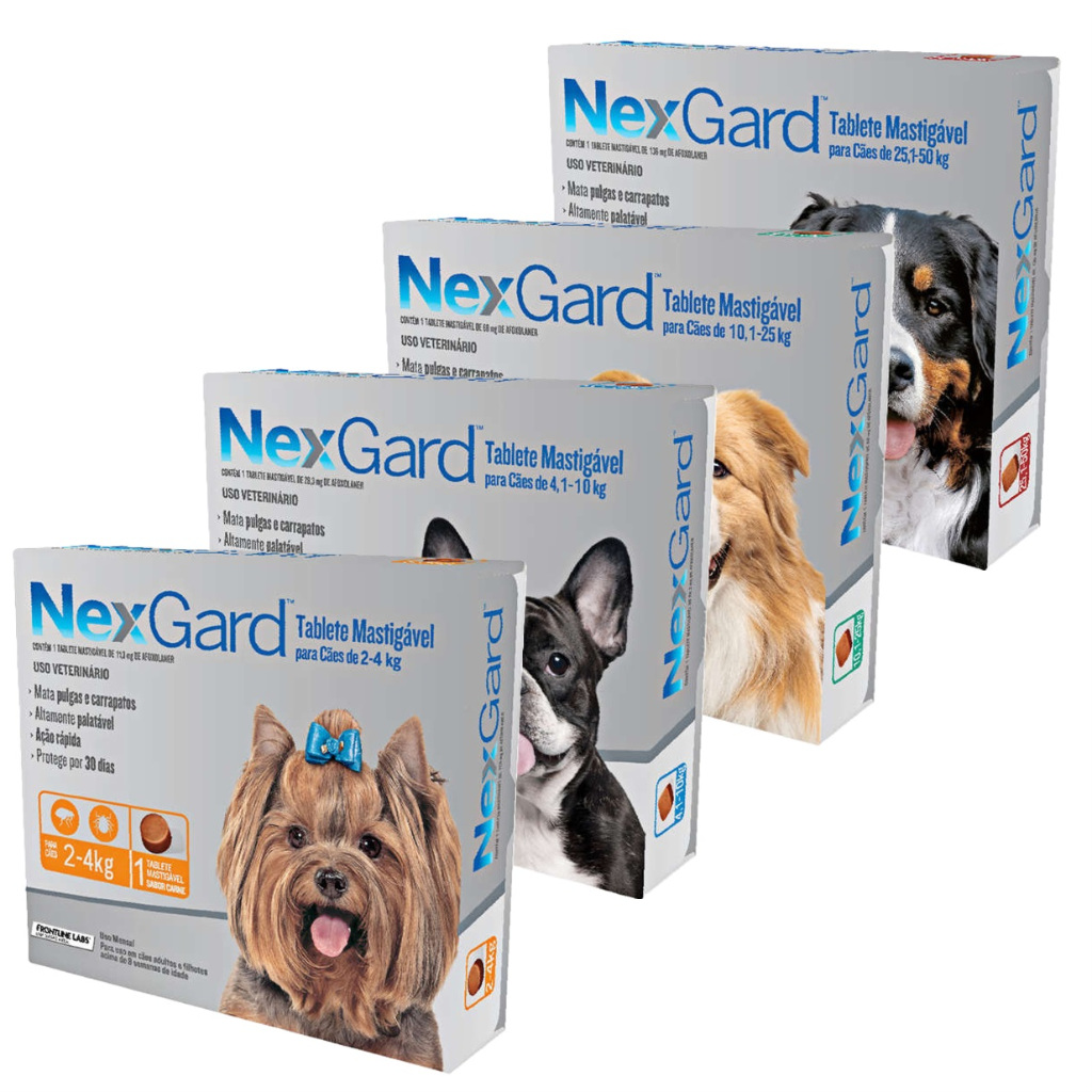 NexGard Antipulgas e Carrapatos para Cães  - 1 Tablete - Pets
