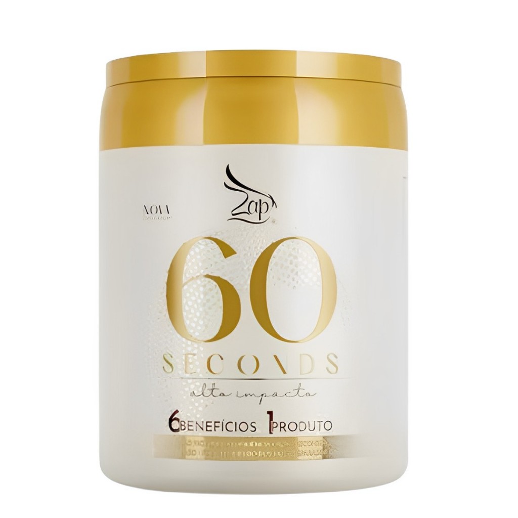 Máscara Capilar Zap 60 Segundos Alto Impacto Ultra Hidratante e Brilho Intenso em Oferta na Shopee