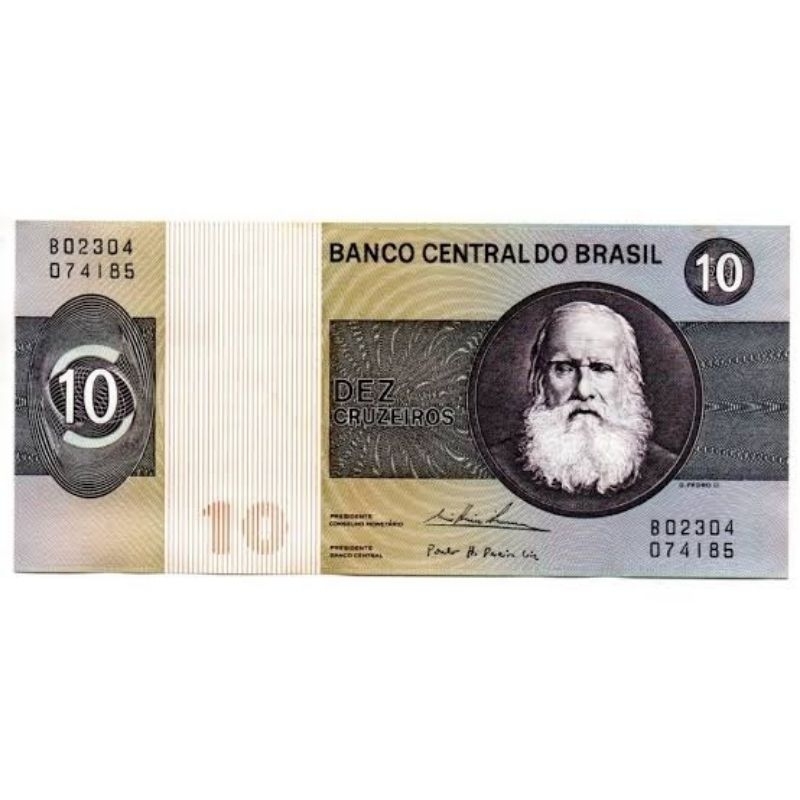 Cédula de 10 Cruzeiros Brasil FE
