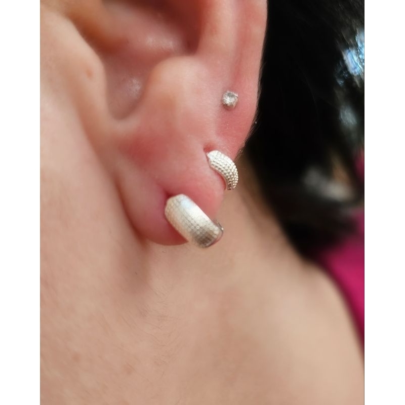 Brinco Feminino Argola Prata 925 em Oferta na Shopee