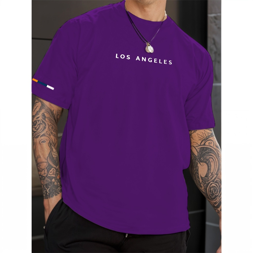 Camiseta Masculina Los Angeles Urban Street 100% Algodão Premium
